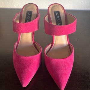 AQUA pink heels